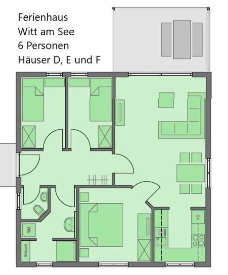 Witt Am See D Klein Wittensee Zewnętrze zdjęcie